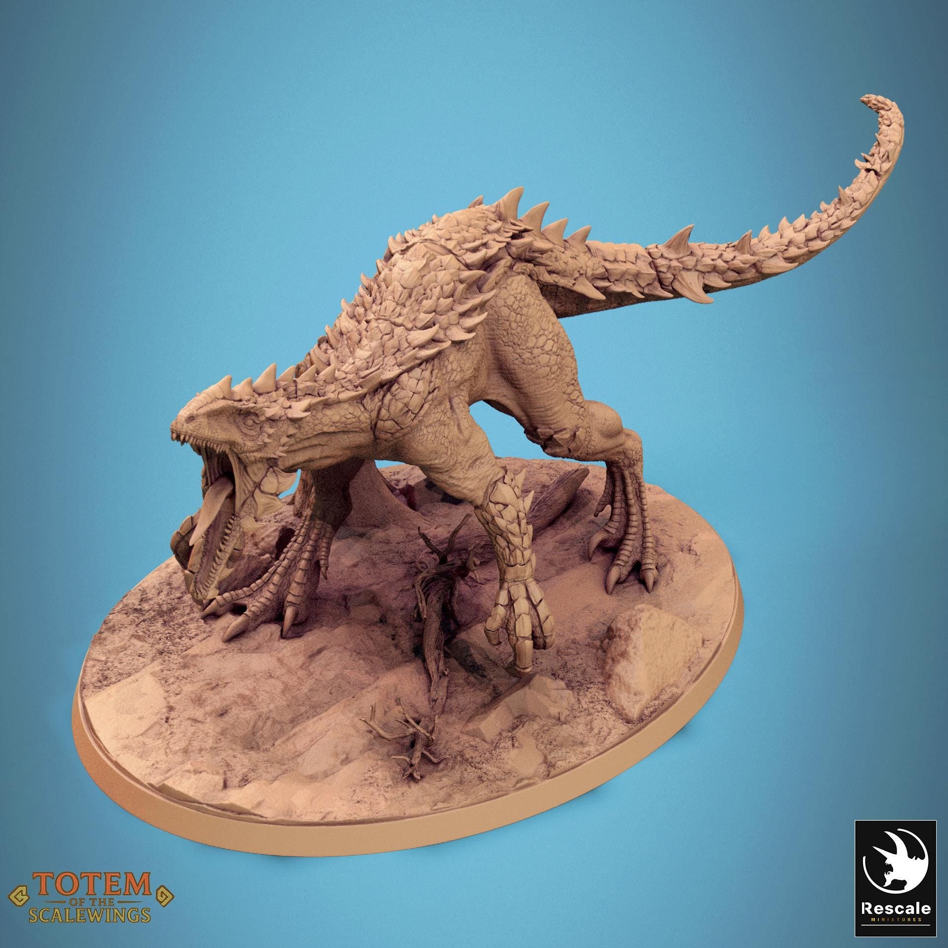 Razoraptor – Resin miniature for D&D, 32mm