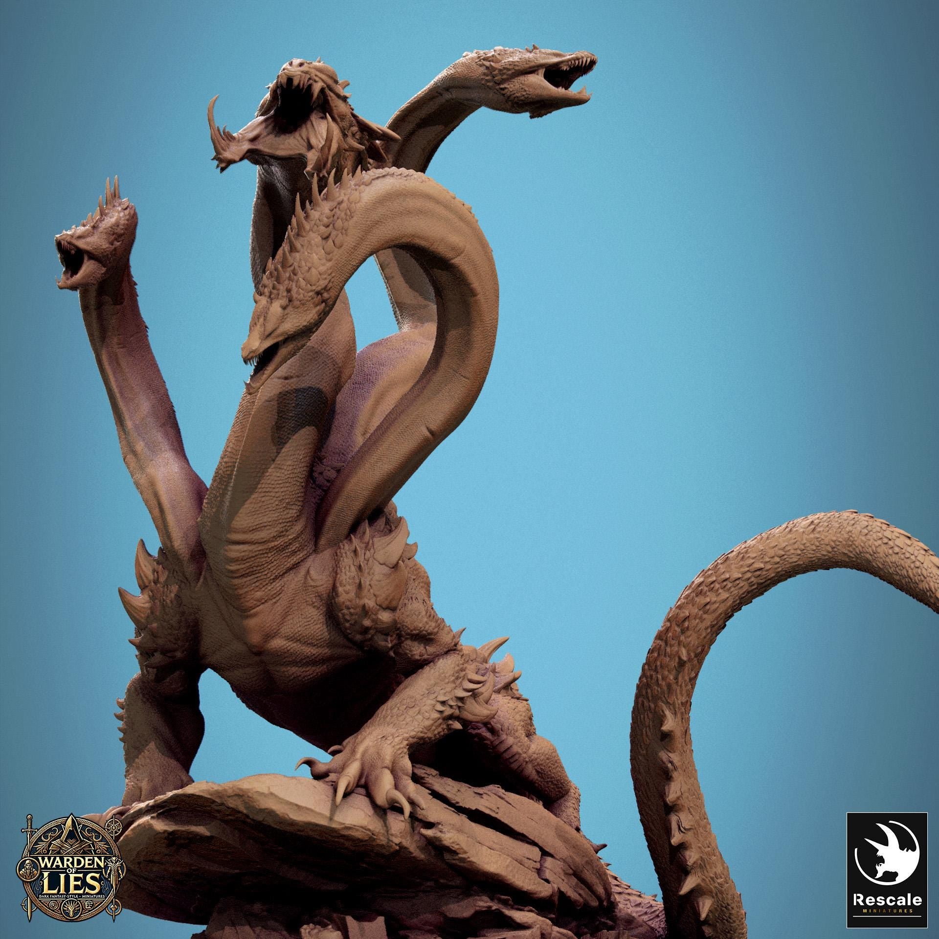 NoxHydra - Resin miniature for D&D, 32mm