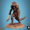 Lizardman Grimscale Pack – Resin Miniatures Pack, 32mm