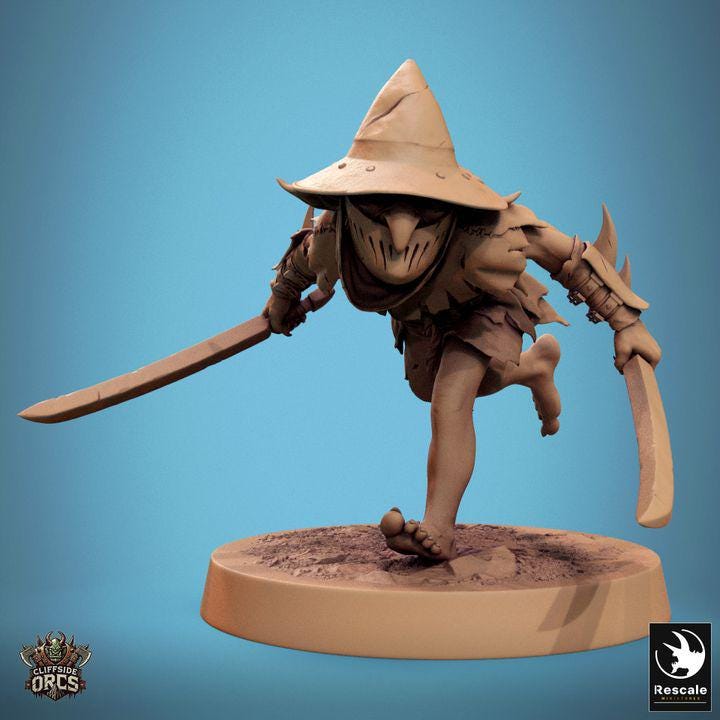 Pack Brutal Goblin Masked – Pack de miniaturas de resina, 32 mm