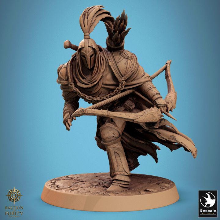 Pack Silent Sentinel - Impreso en 3D / Fantasía / El Señor de los Anillos / Dragones y Mazmorras / Pathfinder / DND / Miniatura