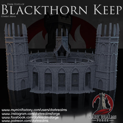 Blackthorn Keep - Combat Arena - Rol / Wargame / Terreno / Paisaje / Ruinas / El Señor de los Anillos / Dragones y Mazmorras / Pathfinder