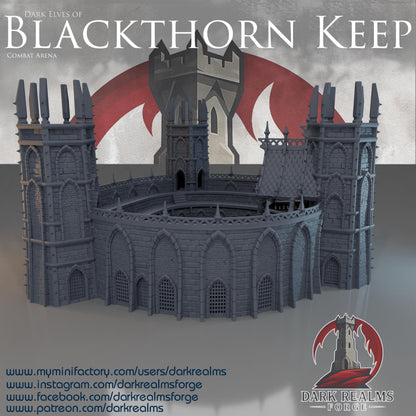 Blackthorn Keep - Combat Arena - Rol / Wargame / Terreno / Paisaje / Ruinas / El Señor de los Anillos / Dragones y Mazmorras / Pathfinder