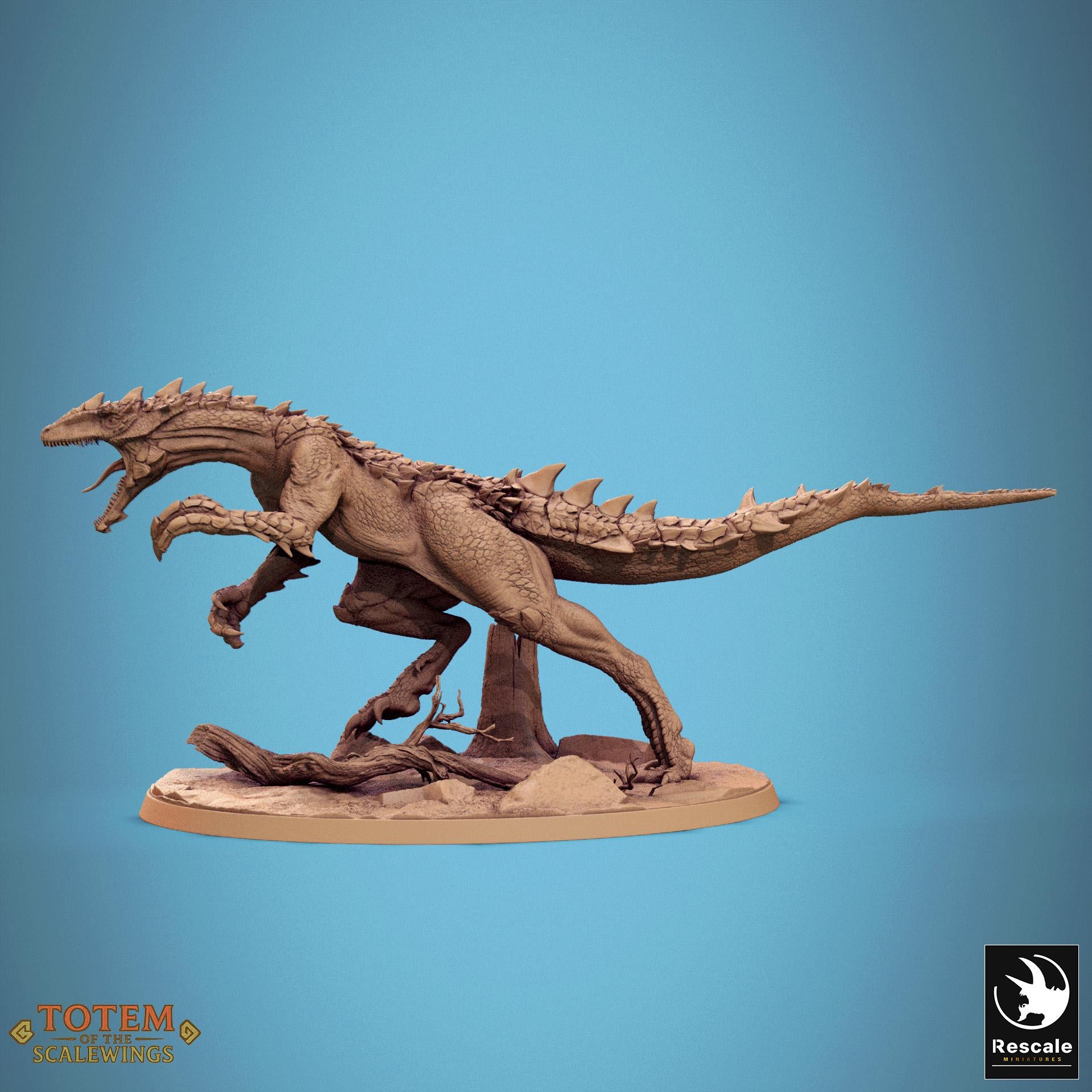Razoraptor – Resin miniature for D&D, 32mm