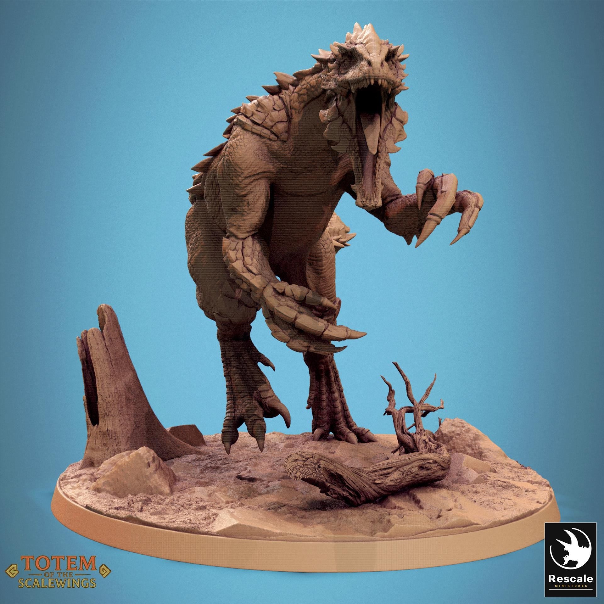 Razoraptor – Resin miniature for D&D, 32mm