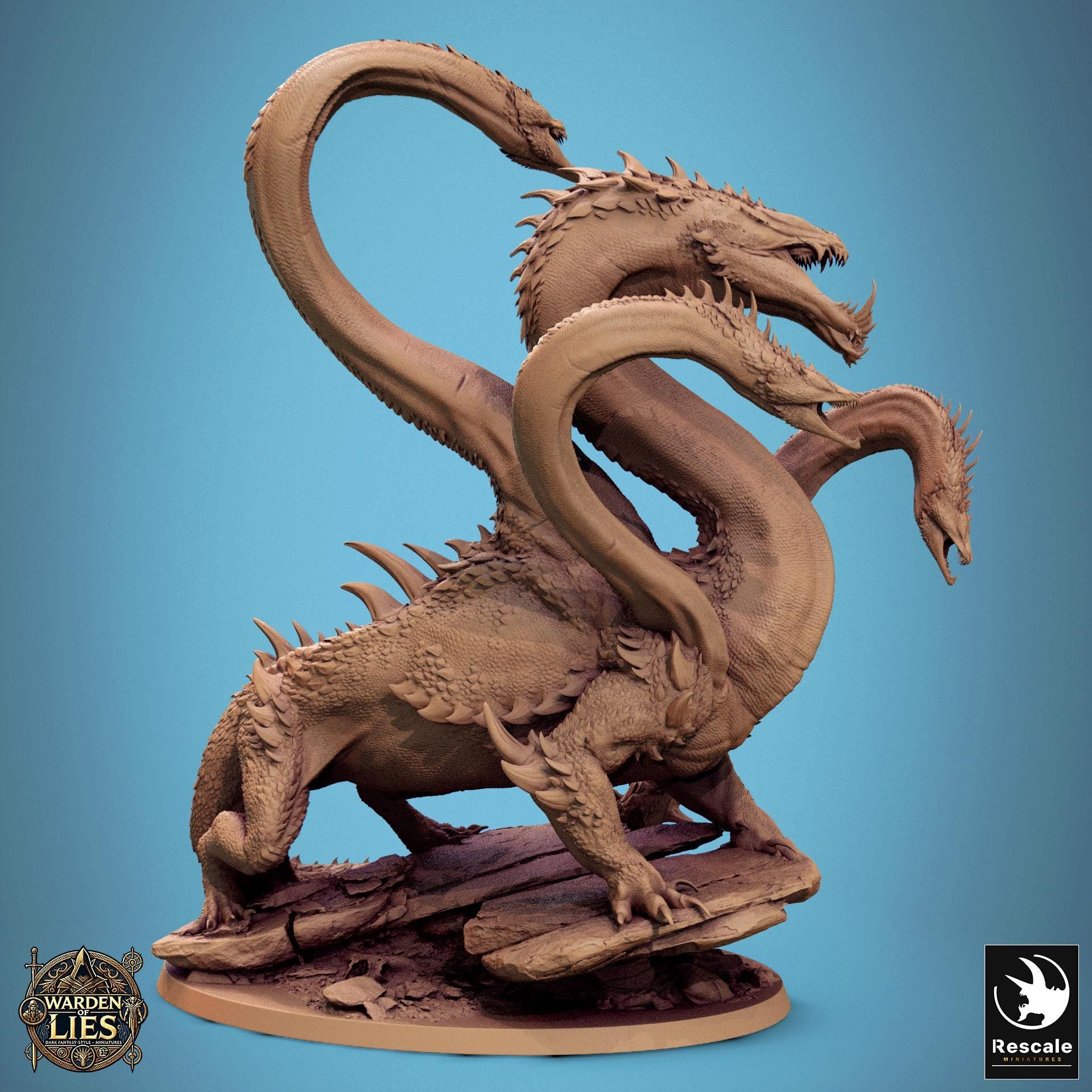 NoxHydra - Resin miniature for D&D, 32mm