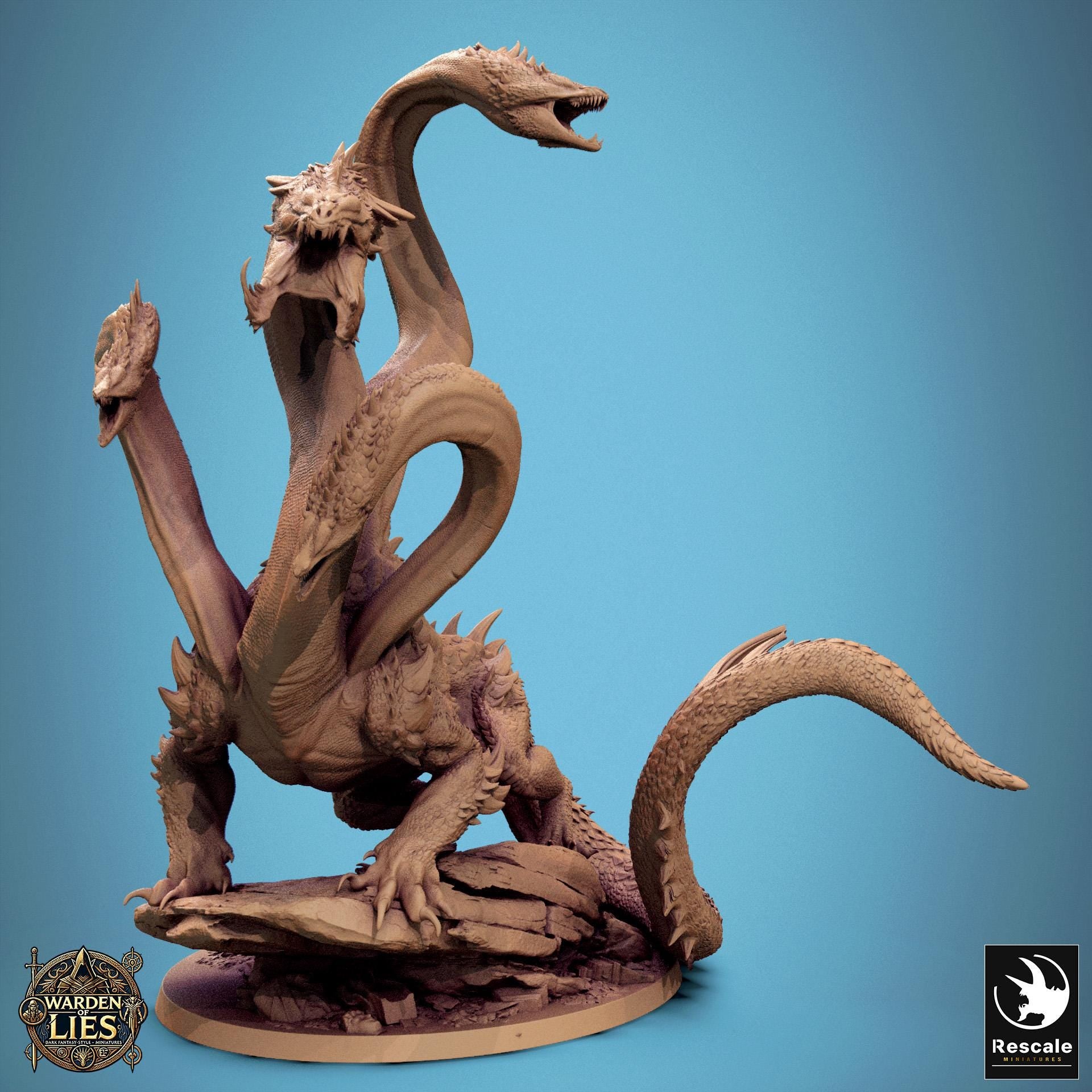NoxHydra - Resin miniature for D&D, 32mm