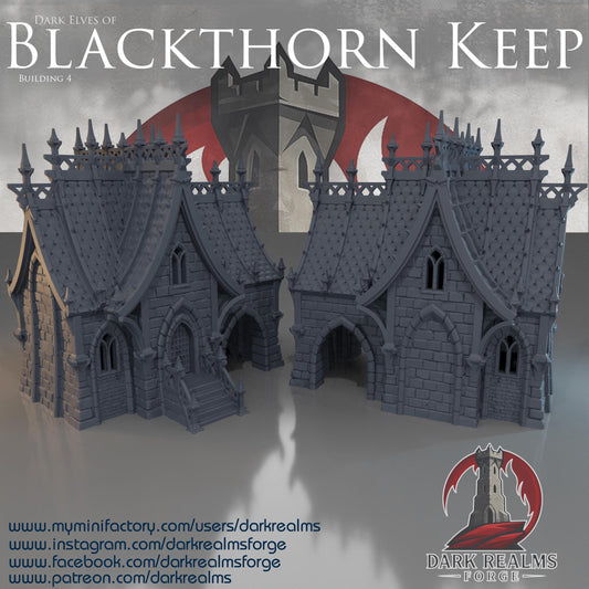 Casa Elfo Oscuro(4) - Rol / Wargame / Fantasía / Terreno / Paisaje / Ruinas / El Señor de los Anillos / Dragones y Mazmorras / Pathfinder