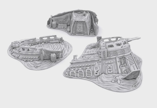 Esquife Derribado compatible con Star Wars Legión / Shatterpoint / Imperial Assault / Imperial Terrain