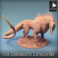 Green Guardian Dragon – Resin miniature for D&D, 32mm