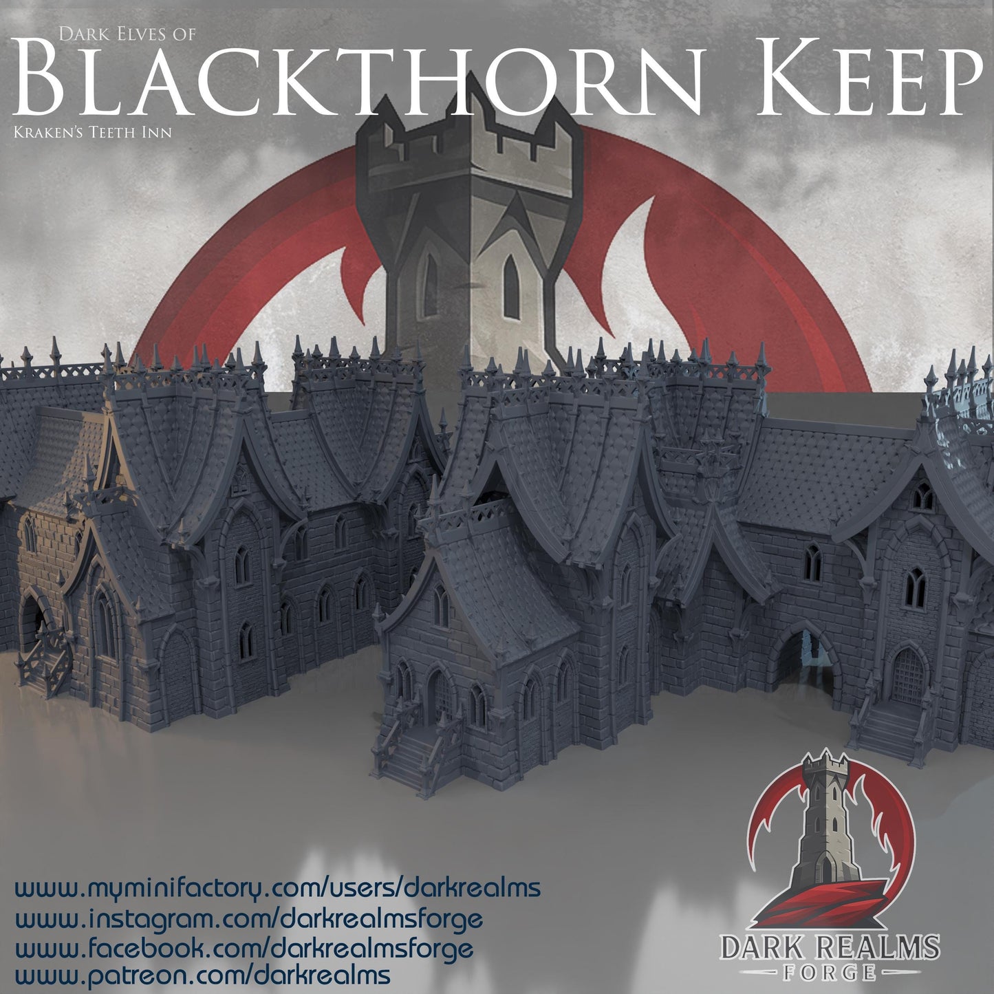Dark realms - Blackthorn Keep - Kraken's Teeth Inn / Terreno / rol / Ruinas / El Señor de los Anillos / Dragones y Mazmorras / Pathfinder
