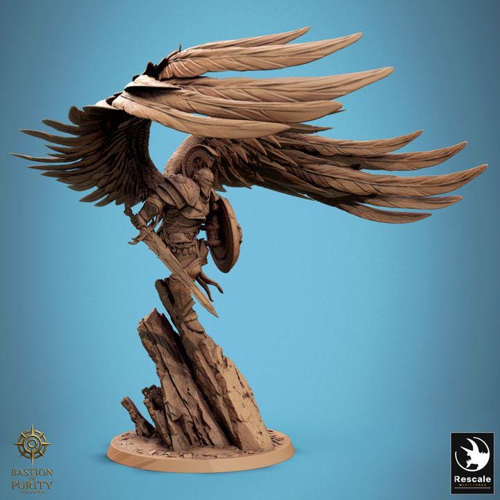 Lord Celestian Prime – Miniatura de resina para D&D, 32 mm