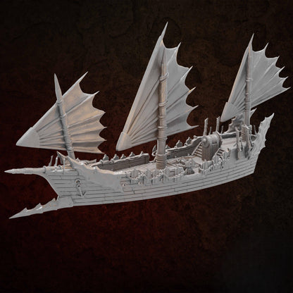 Dark Realms - Corsair Ship - Terreno / rol / El Señor de los Anillos / Dragones y Mazmorras / Pathfinder / DND / D&D