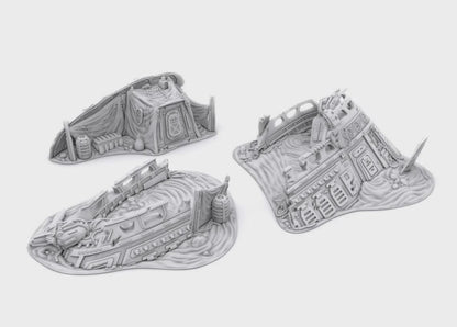 Esquife Derribado compatible con Star Wars Legión / Shatterpoint / Imperial Assault / Imperial Terrain