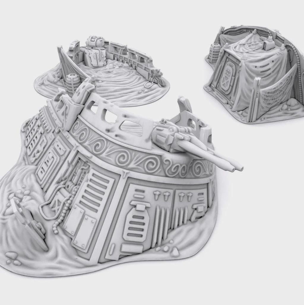 Esquife Derribado – Escenografía compatible con Star Wars: Legion y Shatterpoint