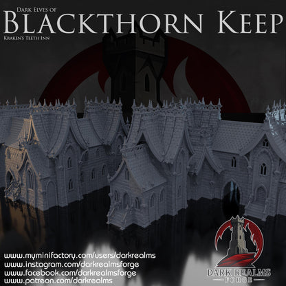 Dark realms - Blackthorn Keep - Kraken's Teeth Inn / Terreno / rol / Ruinas / El Señor de los Anillos / Dragones y Mazmorras / Pathfinder