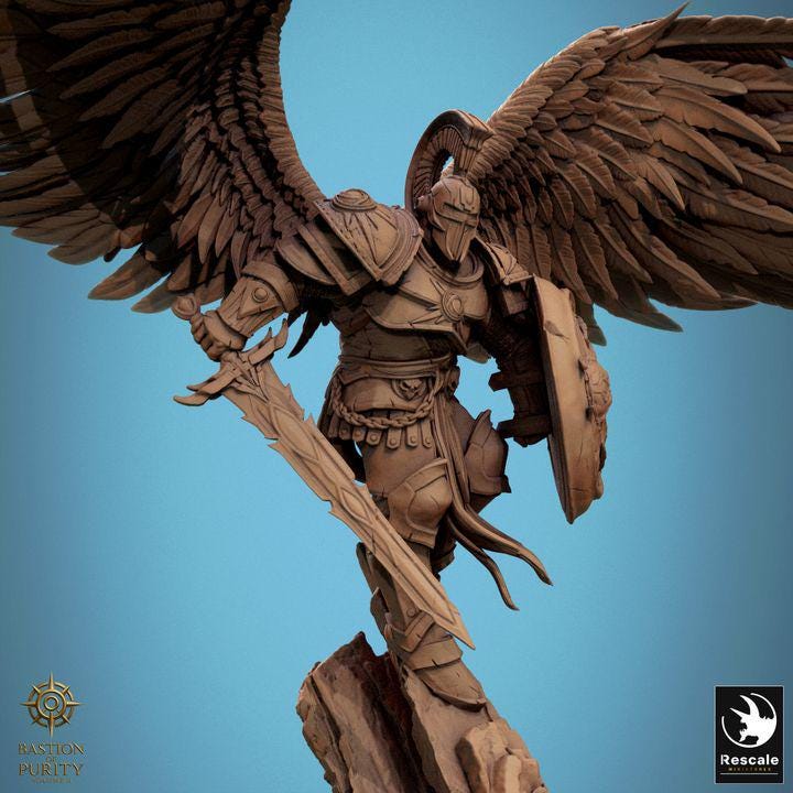 Lord Celestian Prime – Miniatura de resina para D&D, 32 mm