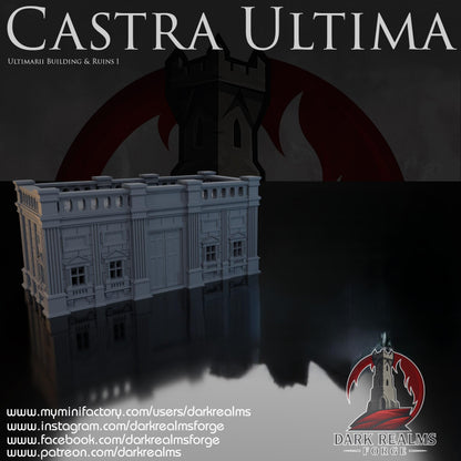 Dark Realms - Castra Ultima - Ultimarii Building & Ruins (1) / Wargame / Fantasía / Terreno / LOTR / Dragones y Mazmorras / Pathfinder / DND