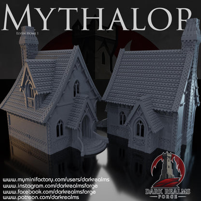 Dark Realms - Mythalor - Elven Home 1 - Fantasía / Terreno / Paisaje / dnd / LOTR / ESDLA / Warhammer / D&D / Pathfinder