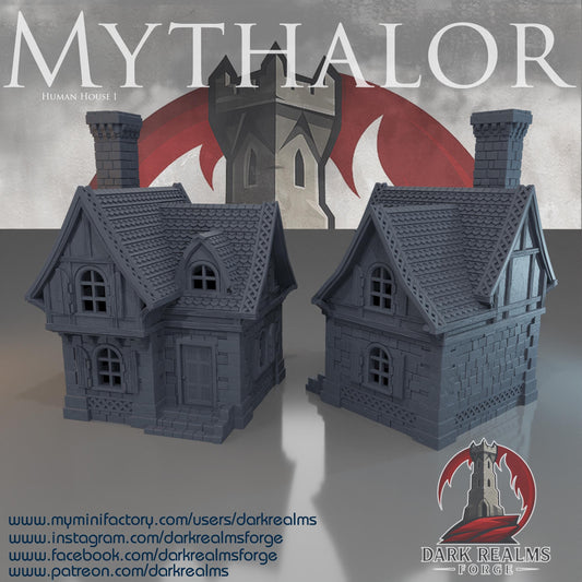 Dark Realms - Mythalor - Human House 1 - Fantasía / Terreno / Paisaje / dnd / LOTR / ESDLA / Warhammer / D&D / Pathfinder