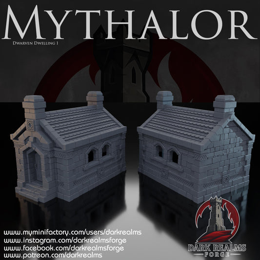 Dark Realms - Mythalor - Dwarven Dwelling 1 - Fantasía / Terreno / Paisaje / dnd / LOTR / ESDLA / Warhammer / D&D / Pathfinder