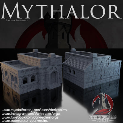 Dark Realms - Mythalor - Dwarven Dwelling 2 - Fantasía / Terreno / Paisaje / dnd / LOTR / ESDLA / Warhammer / D&D / Pathfinder