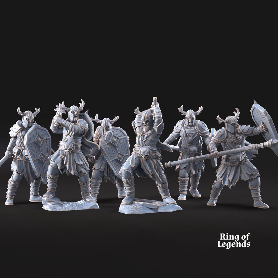 Guerreros Dunlendinos - Salvajes / Rohan / Tierra Media / LOTR / El Señor de los Anillos / Dragones y Mazmorras / Pathfinder / DND