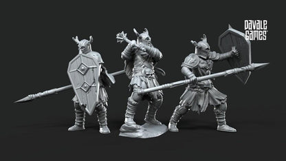 Guerreros Dunlendinos - Salvajes / Rohan / Tierra Media / LOTR / El Señor de los Anillos / Dragones y Mazmorras / Pathfinder / DND