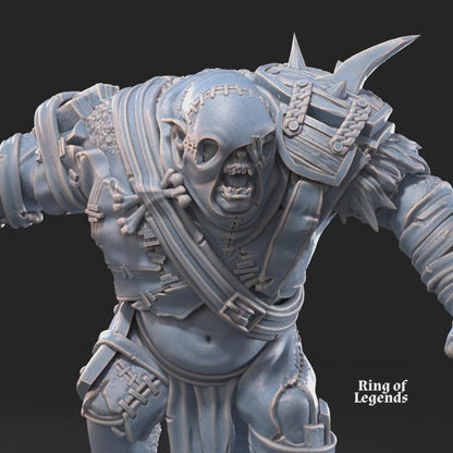 Troll Comandante - Mordor / Tierra Media / LOTR / El Señor de los Anillos / Dragones y Mazmorras / Pathfinder / DND / Miniatura