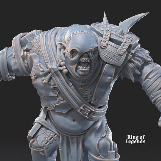 Troll Comandante - Mordor / Tierra Media / LOTR / El Señor de los Anillos / Dragones y Mazmorras / Pathfinder / DND / Miniatura