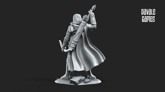 Capitán Arquero Gondor - Tierra Media / LOTR / El Señor de los Anillos / Dragones y Mazmorras / Pathfinder / DND / Miniatura