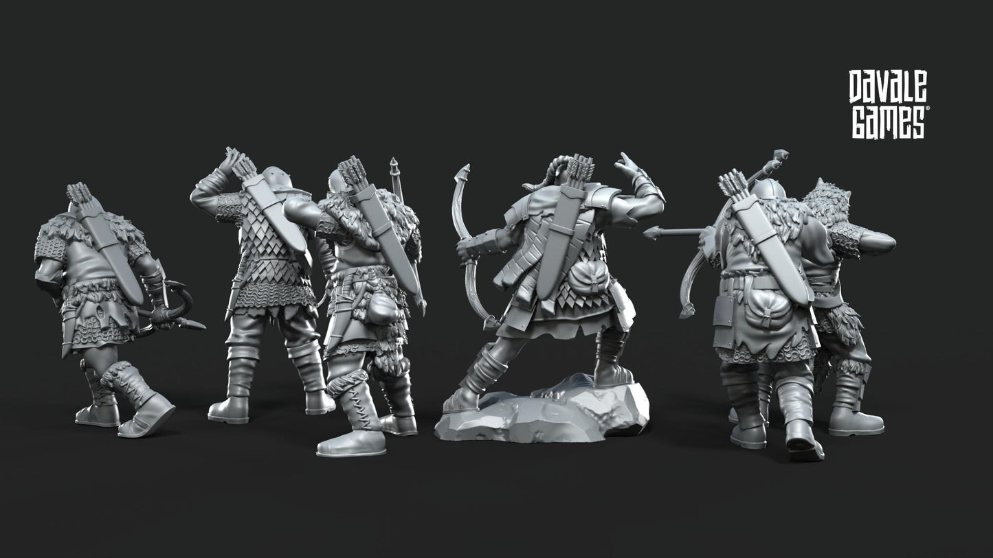 Banda de Orcos Arqueros - Mordor / Sauron / Tierra Media / LOTR / El Señor de los Anillos / Dragones y Mazmorras / Pathfinder / DND