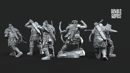 Banda de Orcos Arqueros - Mordor / Sauron / Tierra Media / LOTR / El Señor de los Anillos / Dragones y Mazmorras / Pathfinder / DND