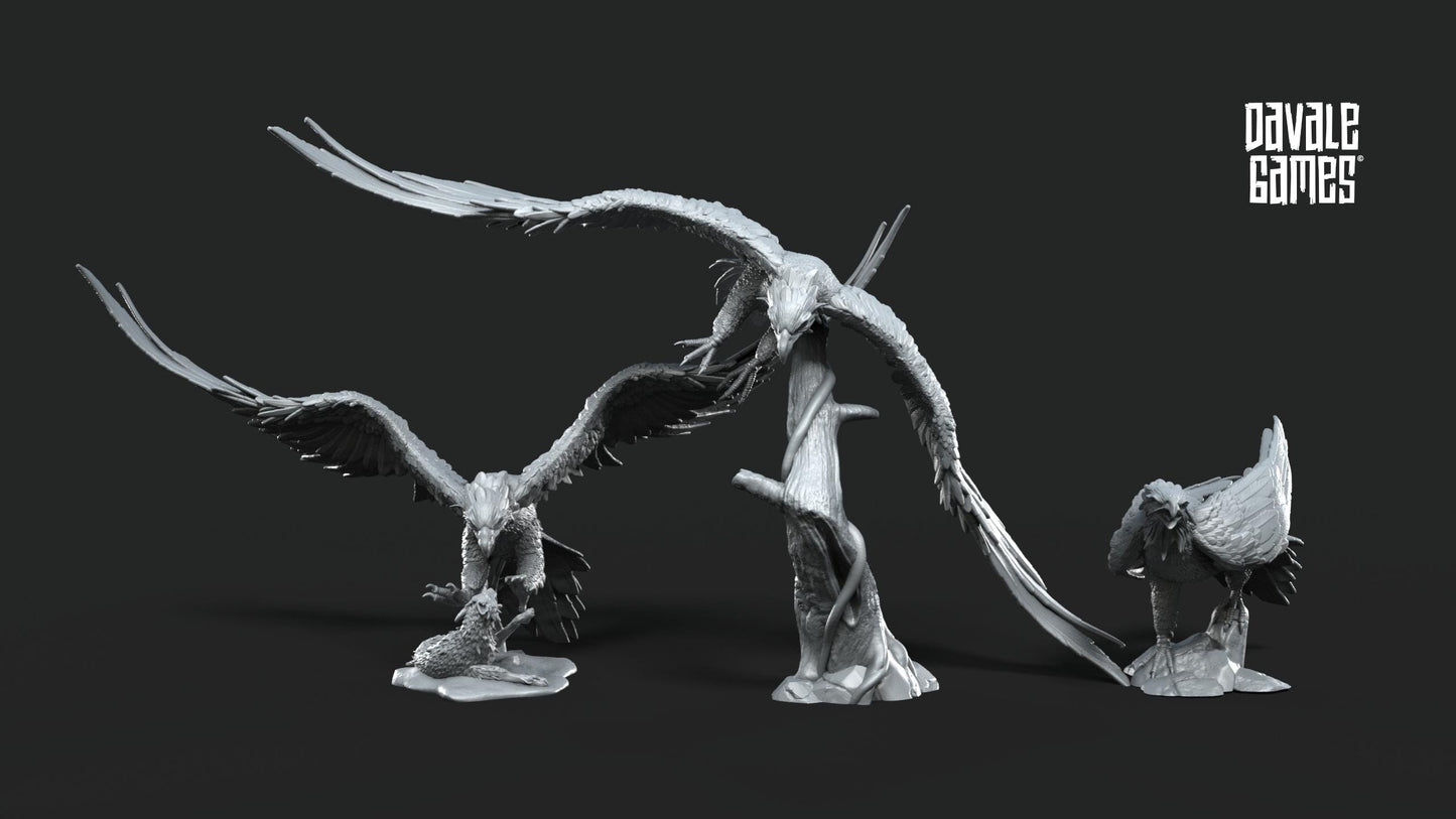 Aguilas Gigantes - Gandalf / gondor / Tierra Media / LOTR / El Señor de los Anillos / Dragones y Mazmorras / Pathfinder / DND / Miniatura