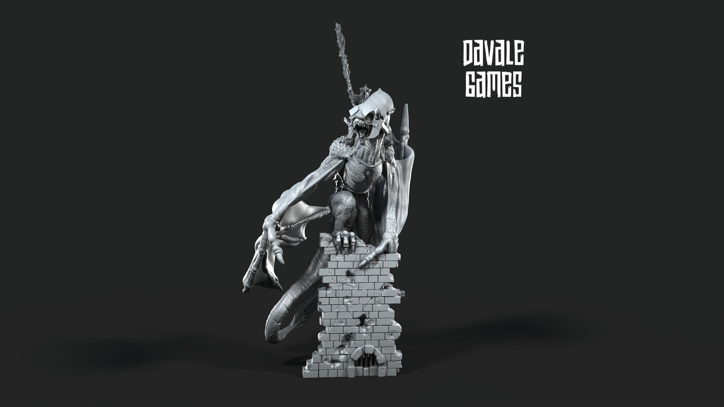 Mago Oscuro Nazgul - Tierra Media / LOTR / El Señor de los Anillos / Dragones y Mazmorras / Pathfinder / DND / Miniatura