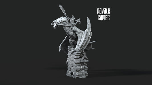 Mago Oscuro Nazgul - Tierra Media / LOTR / El Señor de los Anillos / Dragones y Mazmorras / Pathfinder / DND / Miniatura