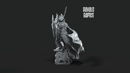 Mago Oscuro Nazgul - Tierra Media / LOTR / El Señor de los Anillos / Dragones y Mazmorras / Pathfinder / DND / Miniatura