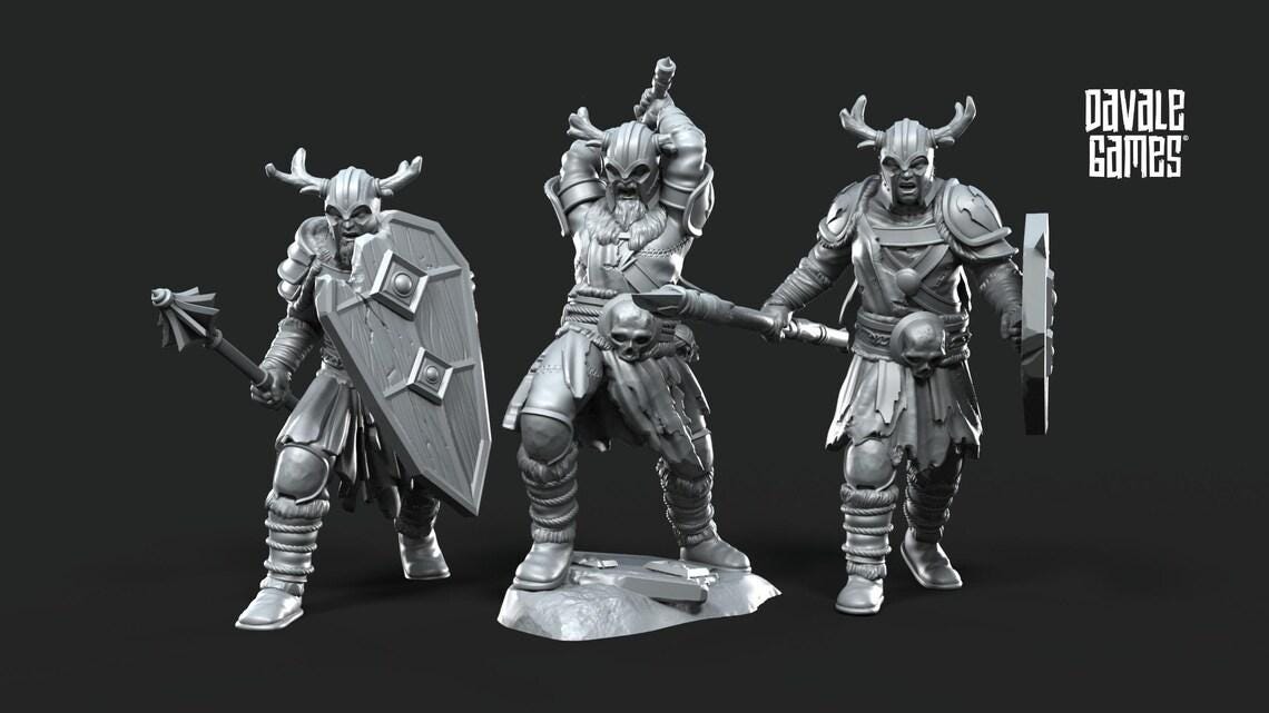 Guerreros Dunlendinos - Salvajes / Rohan / Tierra Media / LOTR / El Señor de los Anillos / Dragones y Mazmorras / Pathfinder / DND