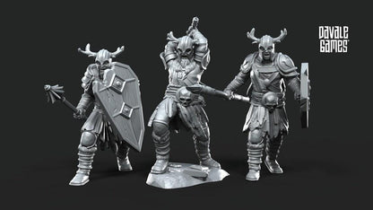 Guerreros Dunlendinos - Salvajes / Rohan / Tierra Media / LOTR / El Señor de los Anillos / Dragones y Mazmorras / Pathfinder / DND