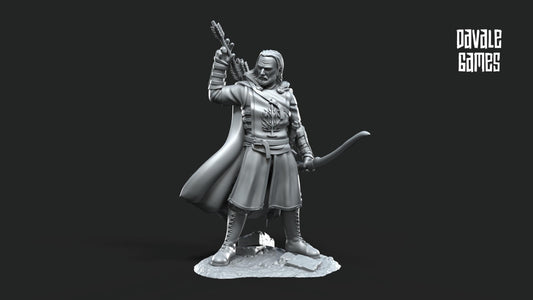Capitán Arquero Gondor - Tierra Media / LOTR / El Señor de los Anillos / Dragones y Mazmorras / Pathfinder / DND / Miniatura