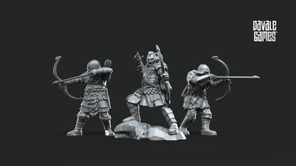 Banda de Orcos Arqueros - Mordor / Sauron / Tierra Media / LOTR / El Señor de los Anillos / Dragones y Mazmorras / Pathfinder / DND