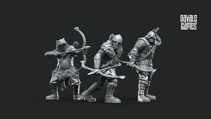 Banda de Orcos Arqueros - Mordor / Sauron / Tierra Media / LOTR / El Señor de los Anillos / Dragones y Mazmorras / Pathfinder / DND