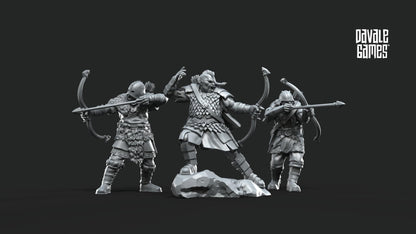 Banda de Orcos Arqueros - Mordor / Sauron / Tierra Media / LOTR / El Señor de los Anillos / Dragones y Mazmorras / Pathfinder / DND