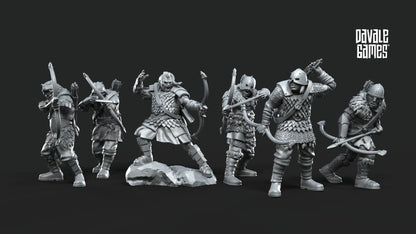 Banda de Orcos Arqueros - Mordor / Sauron / Tierra Media / LOTR / El Señor de los Anillos / Dragones y Mazmorras / Pathfinder / DND