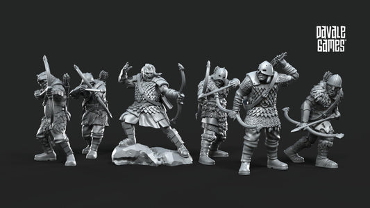 Banda de Orcos Arqueros - Mordor / Sauron / Tierra Media / LOTR / El Señor de los Anillos / Dragones y Mazmorras / Pathfinder / DND