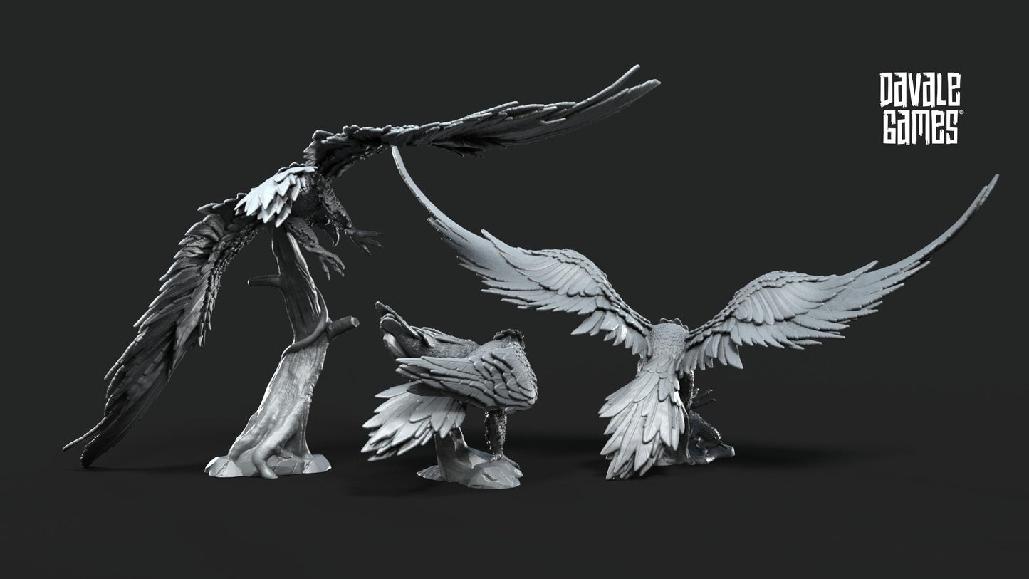 Aguilas Gigantes - Gandalf / gondor / Tierra Media / LOTR / El Señor de los Anillos / Dragones y Mazmorras / Pathfinder / DND / Miniatura