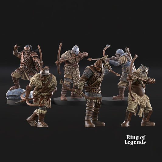 Banda de Orcos Arqueros - Mordor / Sauron / Tierra Media / LOTR / El Señor de los Anillos / Dragones y Mazmorras / Pathfinder / DND