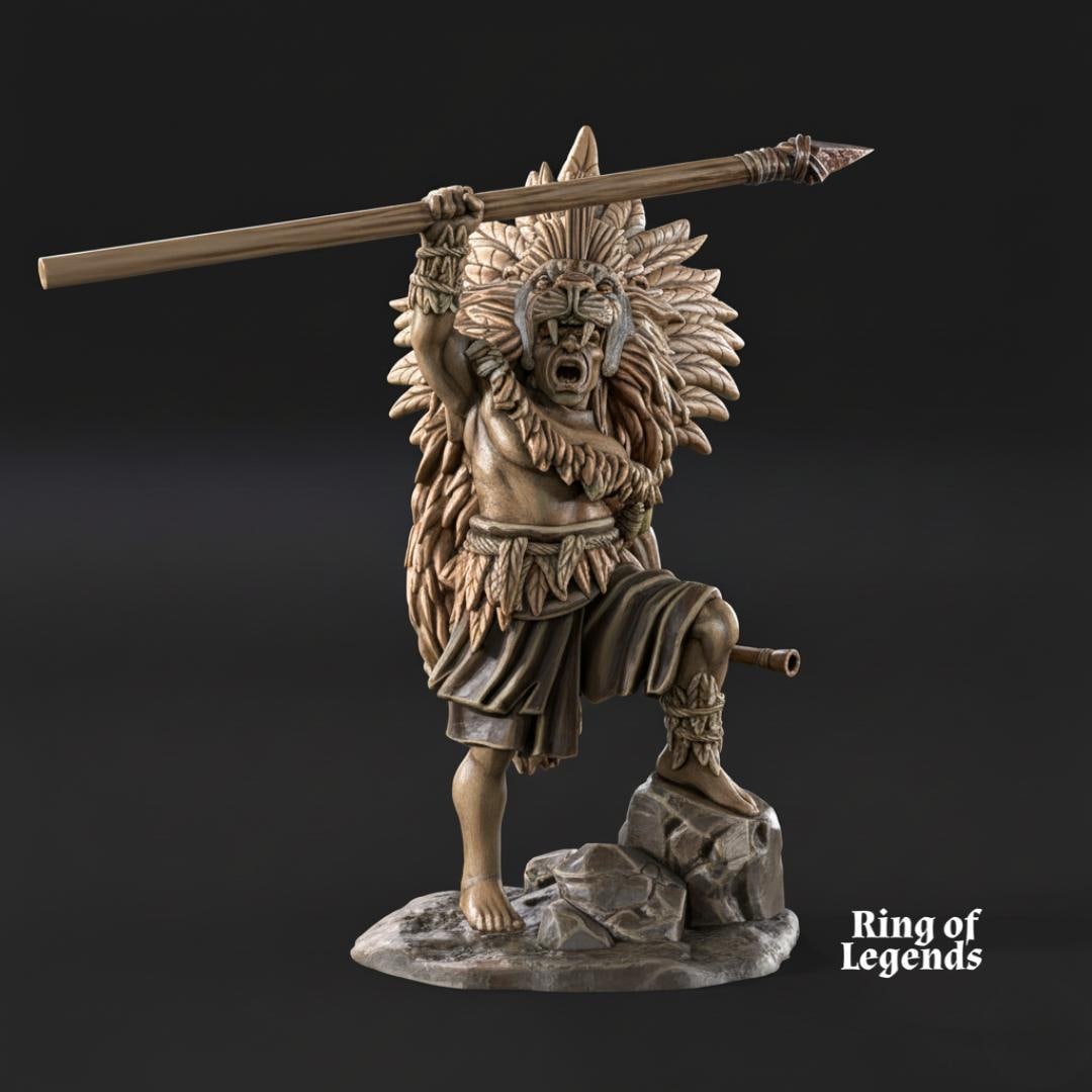 Lider Guerreros Dunlendinos - Salvajes / Rohan / Tierra Media / LOTR / El Señor de los Anillos / Dragones y Mazmorras / Pathfinder / DND