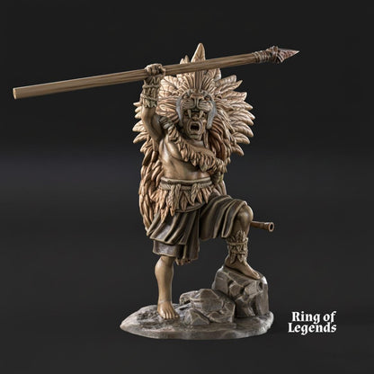 Lider Guerreros Dunlendinos - Salvajes / Rohan / Tierra Media / LOTR / El Señor de los Anillos / Dragones y Mazmorras / Pathfinder / DND