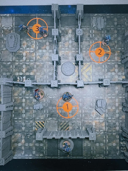 Escenografía "Entornos Cerrados Xenos" compatible con Kill Team / ITD / Tomb World / Mundo Necrópolis